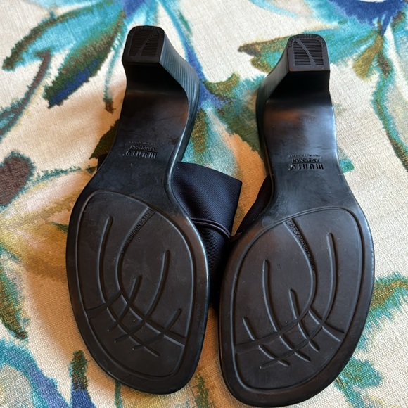 Munro American black and navy blue slip on sandal - Picture 10 of 11